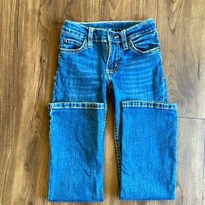 Girls Wrangler Boot cut Jeans.